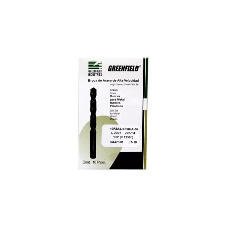 BROCA ALTA VELOCIDAD 1/8" 292704