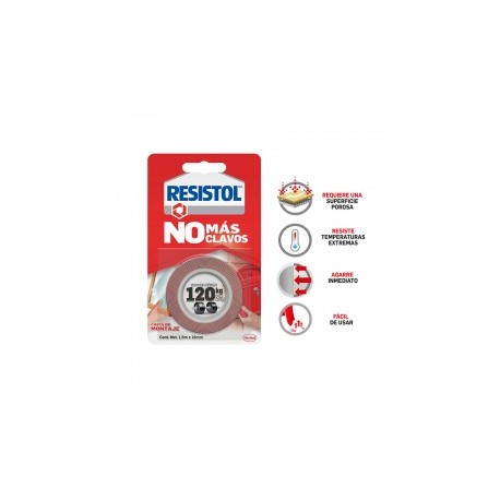 RESISTOL CINTA NMASCLAVOS 120K PZA