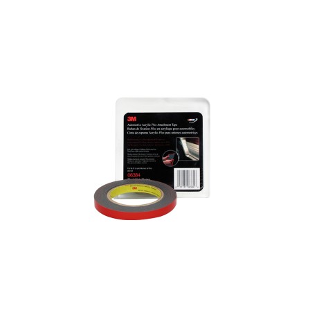 CINTA PEGAMOLDURAS 1/2"X4.57 M NG0/L ROJ