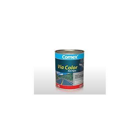 VIA COLOR SEÑAL/TRANS/ROJO 4 LITROS