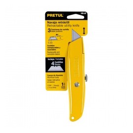 NAVAJA RETRACTIL 6" PRETUL---22400/TRUPER