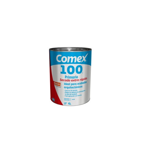 COMEX 100 PRIM SECADO EXT RAPID RJO 4 LITROS