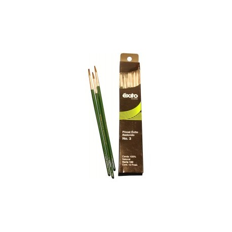 PINCEL EXITO PLANO S100 No.3
