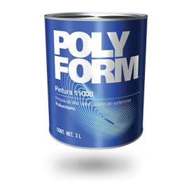 POLYFORM PINTURA 11000-820 GRIS 4 LITROS
