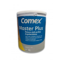 MASTER PLUS PINT VIN ACRIL MATE BCO 4 LITROS