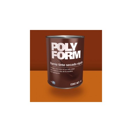 POLYFORM BARNIZ TINTE BASE AGUA V1  4 LITROS