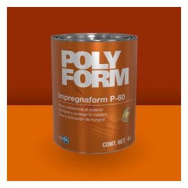POLYFORM IMPREGNAFORM P-60 CAOBA FM  4 LITROS