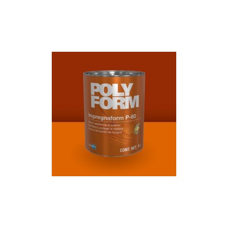 POLYFORM IMPREGNAFORM P-60 CAOBA FM  4 LITROS