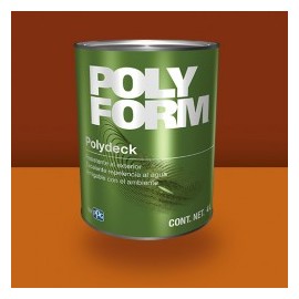 POLYFORM POLYDECK CAOBA 4 LITROS