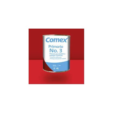 COMEX PRIMARIO NUMERO 3 BLANCO 4 LITROS
