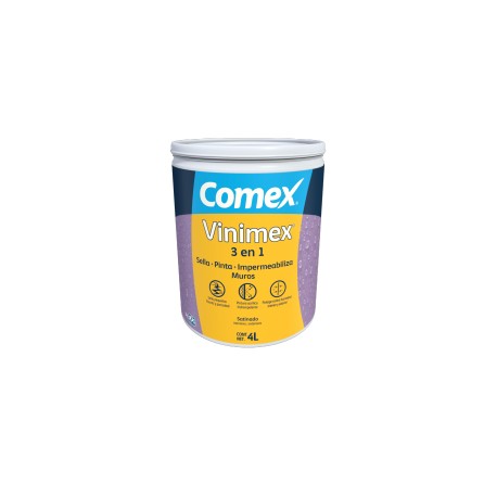 VINIMEX 3 EN 1 SATINADO BLANCO  4 LITROS
