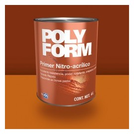 POLYFORM PRIMER NITRO- ACRILICO CHOCO 1 LITRO