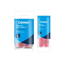 TWO PACK REPUESTO MINI RODILLO 3"