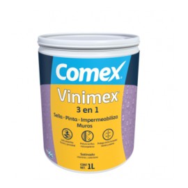 VINIMEX 3 EN 1 SATINADO BLANCO 1 LITRO