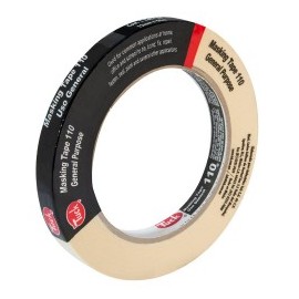 MASKING TAPE TUK 110 1/2" NEGRO