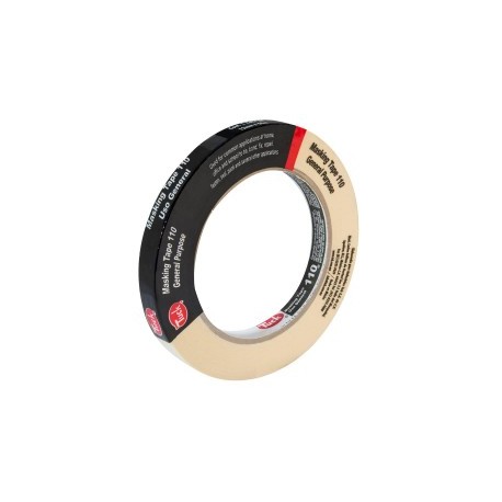 MASKING TAPE TUK 110 1/2" NEGRO