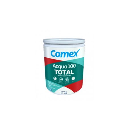 ACQUA 100 TOTAL SEMIMATE BLANCO 1 LITRO