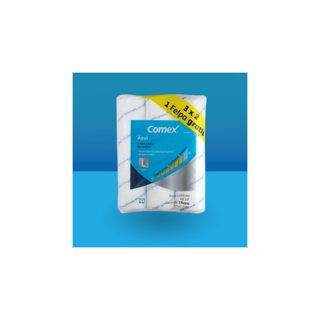 3 PACK MICROFIBRA AZUL 3/4