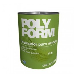 POLYFORM RESANADOR P/MADERA CAOBA 0.125 LITROS